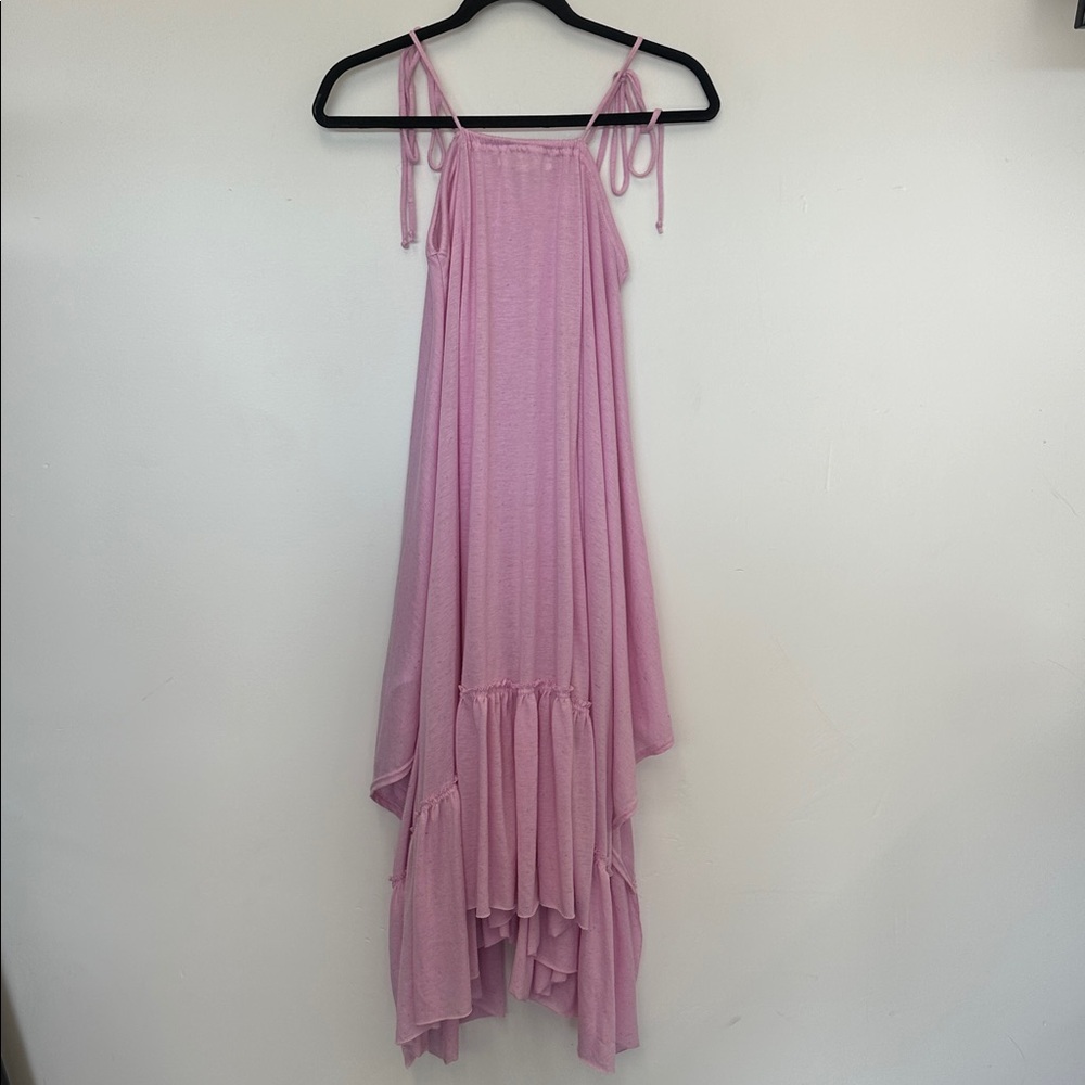 Free people beach linen Pink Dress M - Picture 6 of 6